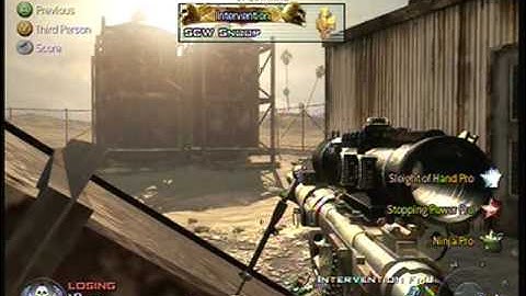 MW2 Gameplay: 1v1 Quickscope vs XBL Trash Talker