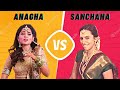 Anagha vs sanchana  fans reaction  per vachaalum vaikkaama song  dikkiloona