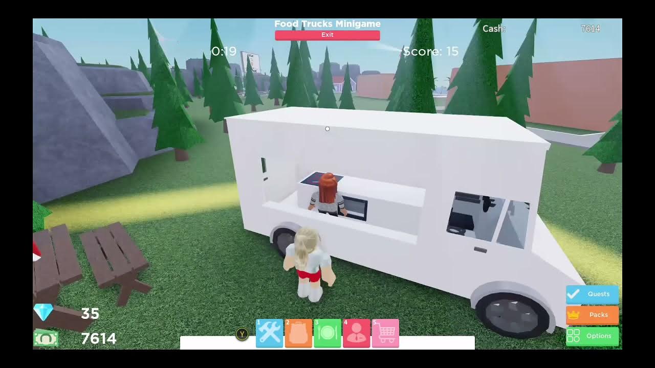 ROBLOX Restaurant Tycoon 2 Day 61 Food Truck Minigame Family