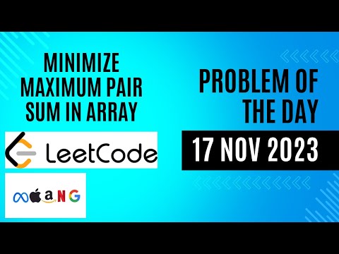 Minimize Maximum Pair