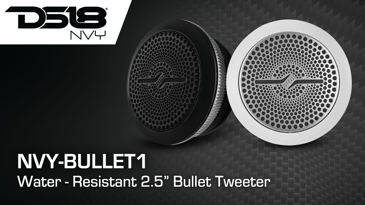 2.5” Bullet Tweeter With 1” PEN Voice Coil & Neodymium Magnet | 100W R