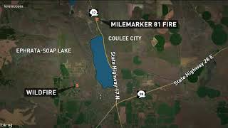 Level 3 evacuation notice canceled for Grant Co. residents near Soap Lake wildfire