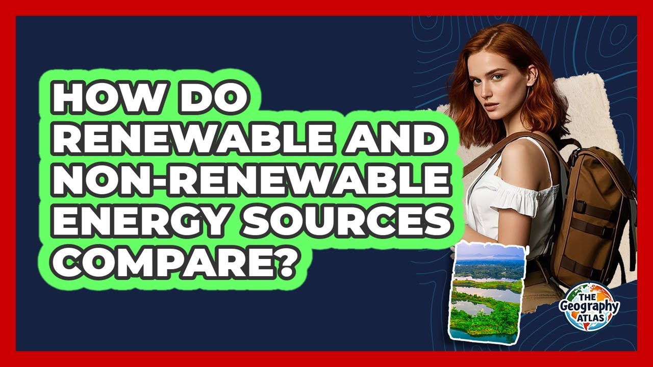 How Do Renewable And Non-renewable Energy Sources Compare? - The Geography Atlas