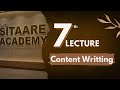 7th Lecture of "Content Writting"