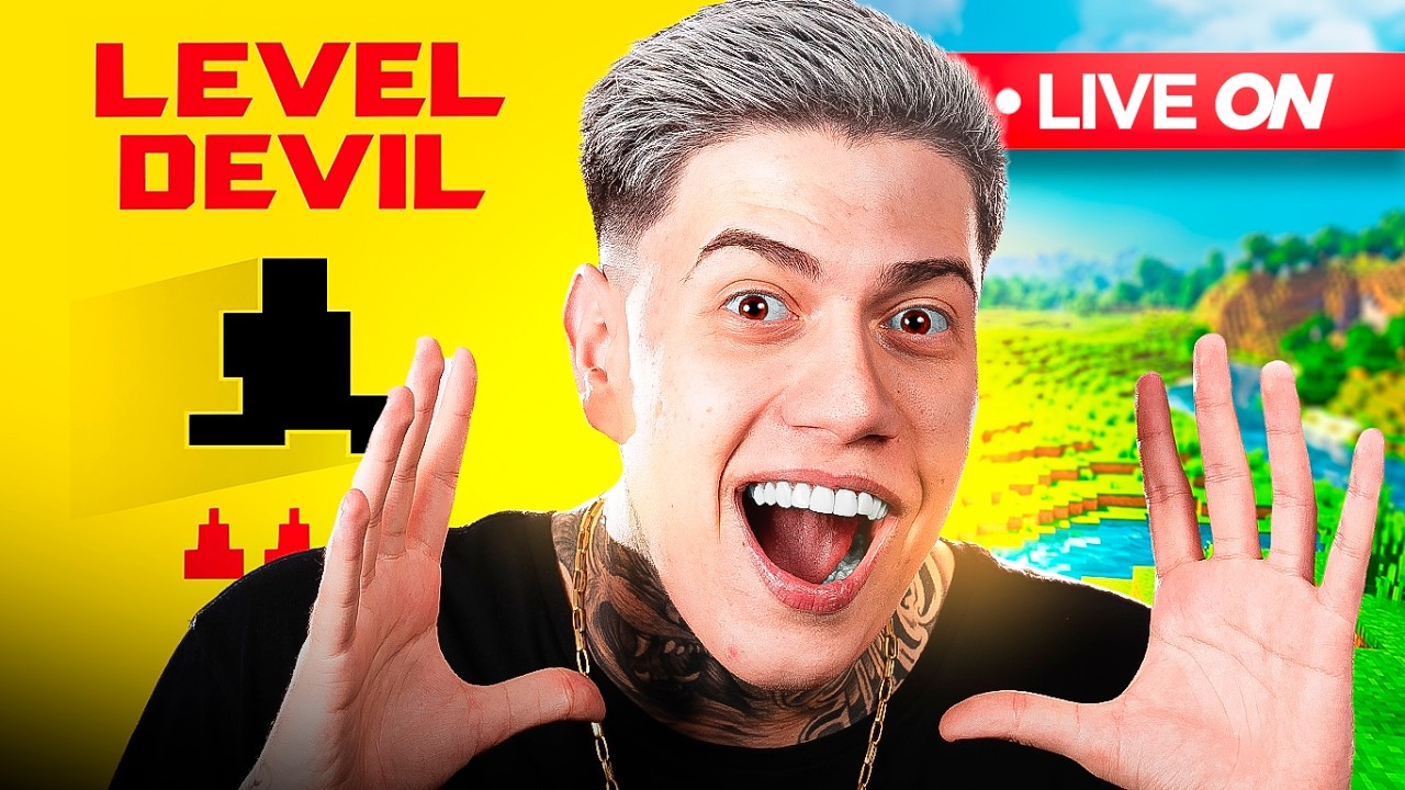 TERÇOU DE GAMEPLAY! TENTANDO NÃO PERDER A PACIÊNCIA JOGANDO LEVEL DEVIL 🔴 YURI AO VIVO 🔴