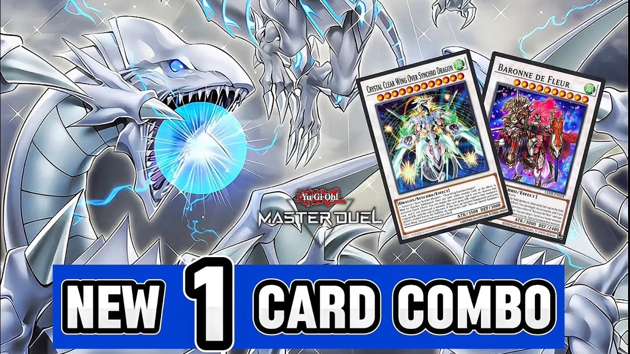 NEW WAY to Play BLUE-EYES WHITE DRAGON,Baronne & Crystal Clear joined the White Dragon [Master Duel]