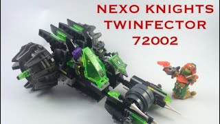 Lego Fake Nexo Knights Twinfector 72002 Set Speed Build