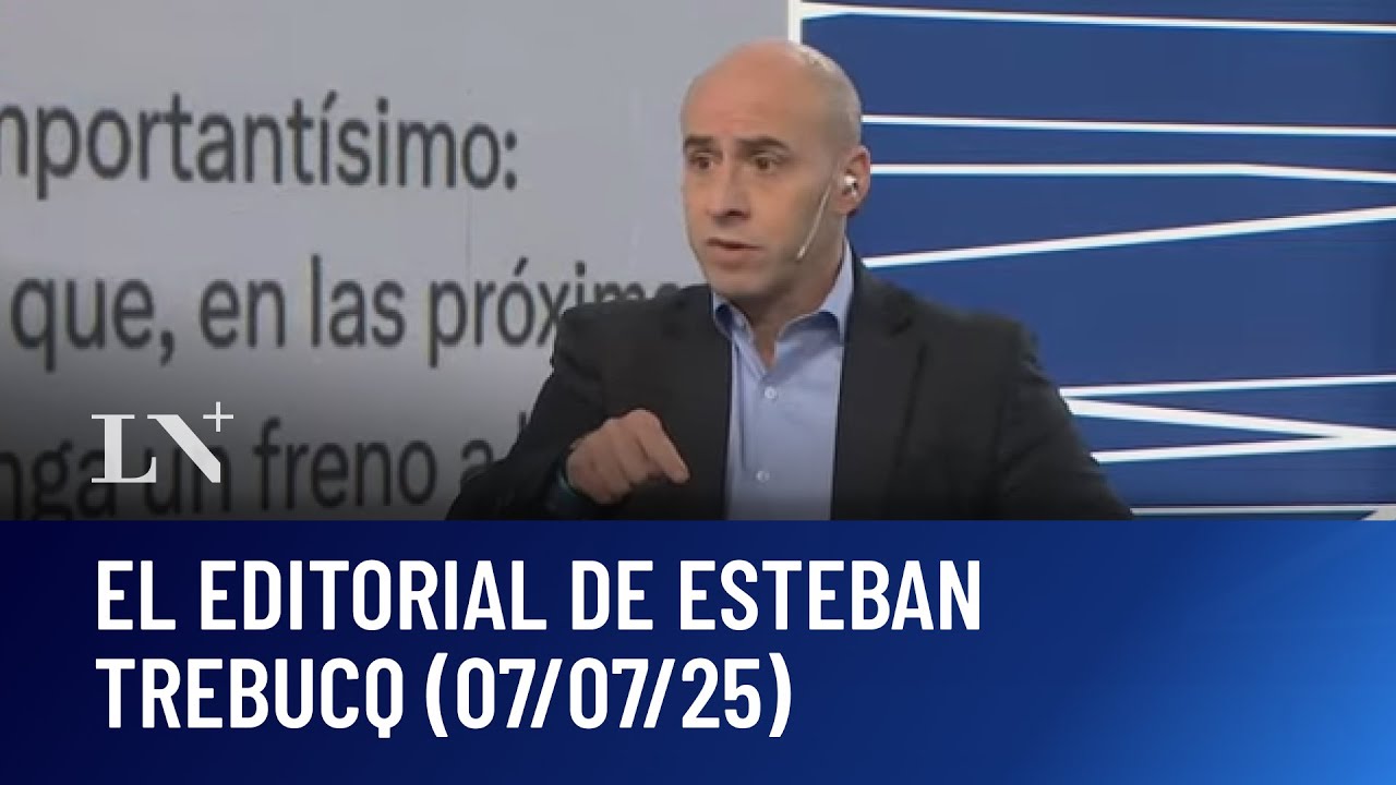 La política del apriete: el editorial de Esteban Trebucq