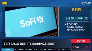 SoFi Falls Despite Earnings Beat