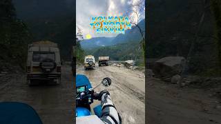 North Sikkim যাওয়ার পথে শুরু হলো off road এরকম রাস্তা Tung Police Out Post পর্যন্ত চলবে #sikkim