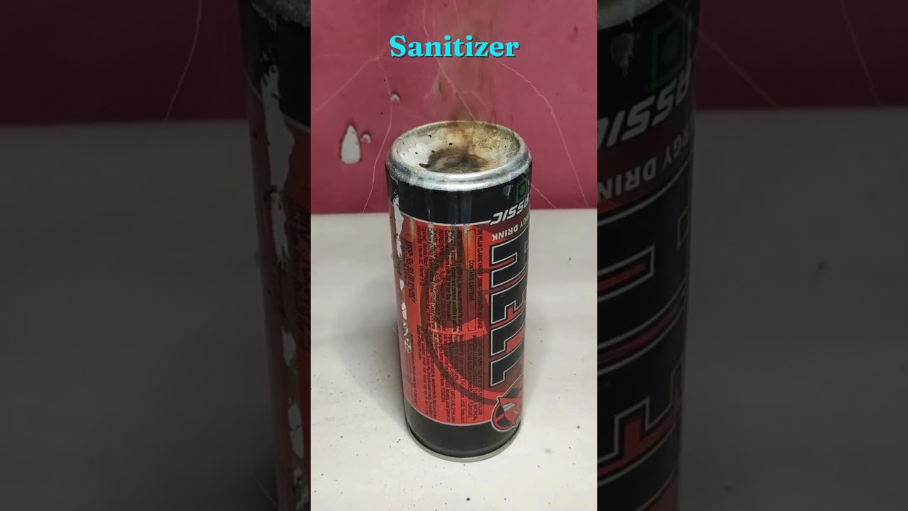 Sanitizer VS Potassium Permanganate Sulfuric acid 