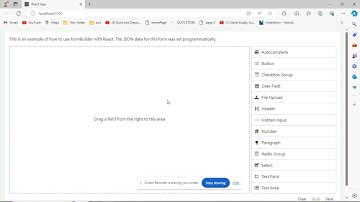 how to build dynamic drag and drop form builder in ReactJS | Made Easy