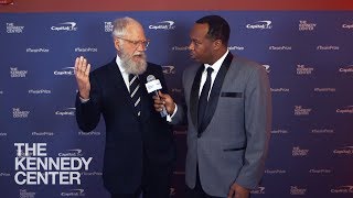 David Letterman on the 2017 Mark Twain Prize Red Carpet