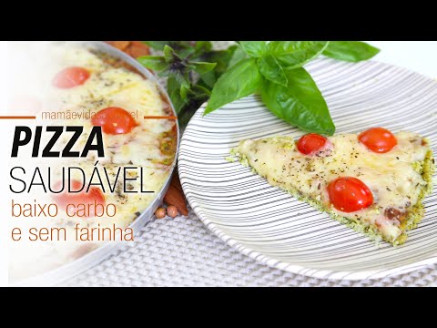 PIZZA SAUDÁVEL BAIXO CARBOIDRATO SEM FARINHA