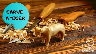 Tiger Carving Tutorial for Beginners