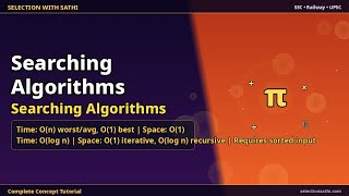 Searching Algorithms | Searching Algorithms | Selection साथी