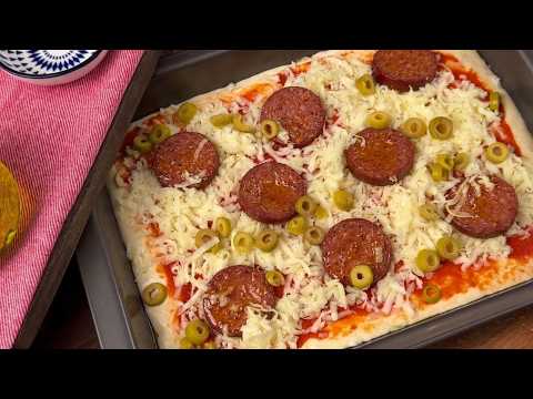 We Don’t Buy Pizza Anymore! Wet Dough, No-Knead Pizza — No Rolling Out Needed!