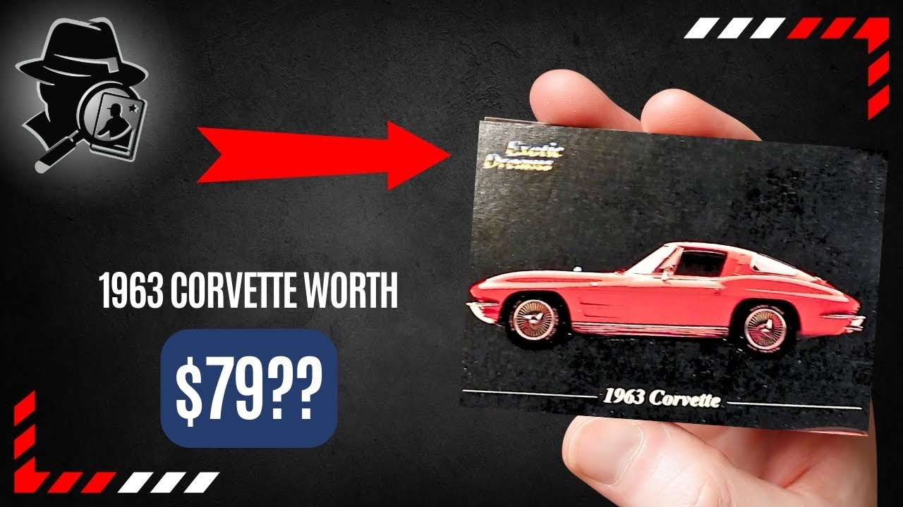 1992 Exotic Dreams Cars Collector Cards | 1963 Corvette, Lotus, Ferrari | 75