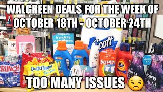 WALGREEN DEALS FOR THE WEEK OF OCTOBER 18TH - OCTOBER 24TH