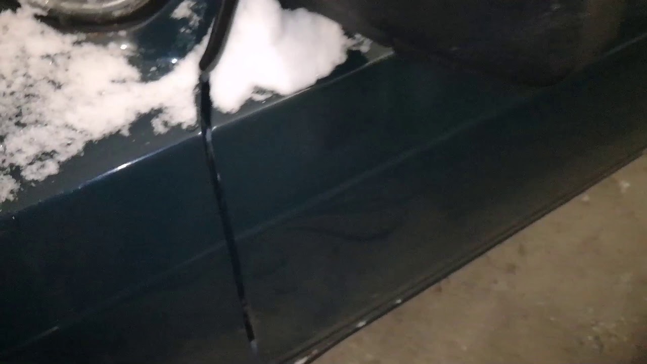 Как вытянуть залом двери на жигулях? - YouTube