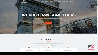FZ - Tour and Travel Agency Joomla Template With Page Builder