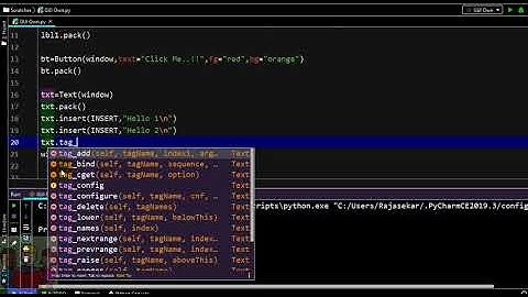 Using Text Widgets - Tkinter - Python Programming