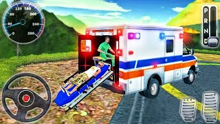 Ambulance😱Sim Emergency Rescue |Offroad Van Emergency Helicopter Drive 3D screenshot 1