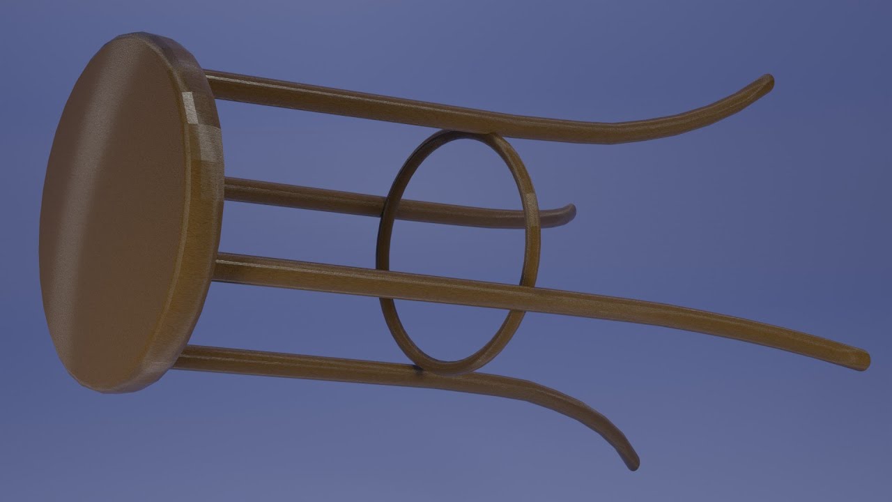 3D Modeling a Stool in Blender - YouTube
