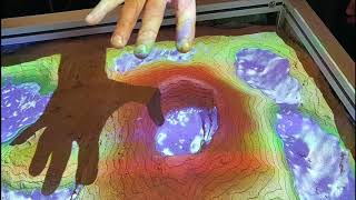 Augmented Reality Sandbox Project at AWE 2018