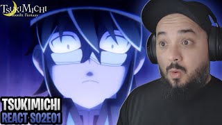 Lua Sobre O Castelo Em Runas  Salvando A Vila Tapa   Reaction  Tsukimichi S02e01