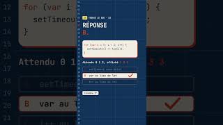 JavaScript : Trouve le bug — var dans une boucle avec setTimeout