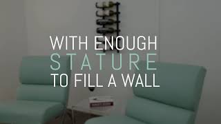 Wall Series 2 Metal Wine Rack (6 to 18 bottles)