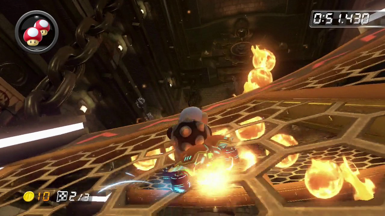 [Live WR] Bowser's Castle 158.158 (vs ghost) YouTube