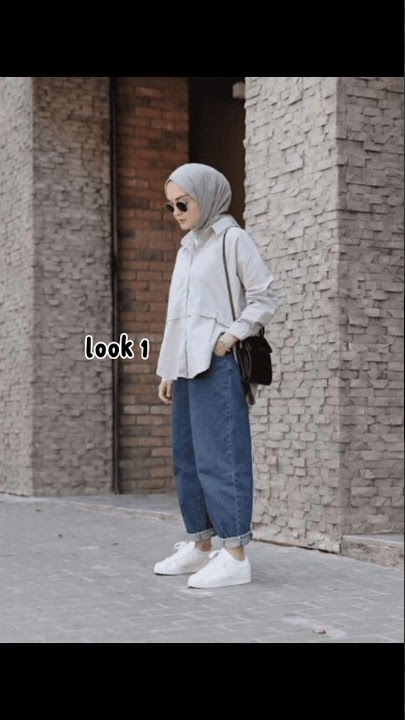 CEWEK TINGGI 150CM COBA OUTFIT INI #outfit #ootd #outfitoftheday #hijab #ootdkekinian #shortvideo