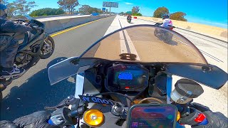 These guys are NUTS ! #s1k #zx10r #gsxr1000 #r1 #h2