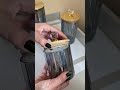 Conjunto Potes de Vidro com Tampa Bambu Cristal Porta Mantimentos Cozinha 3 Peças