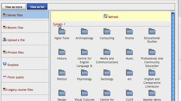 Moodle 2 - a tour of the File Picker