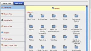Moodle 2 - a tour of the File Picker