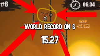 Moto X3M Level 6 World Record in 15 27
