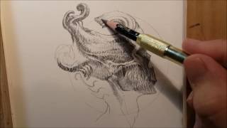 Skull Sketch Timelapse screenshot 5