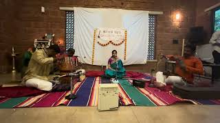 Vid. Yoga Kirtana - Carnatic Vocal, Vid. Arunachala Karthik violin, Vid. Bhanuprakash Mridangam