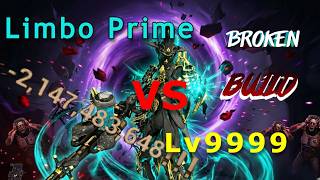 I Hit DAMAGE CAP With Limbo Prime vs Level 9999 (Flexible Build)