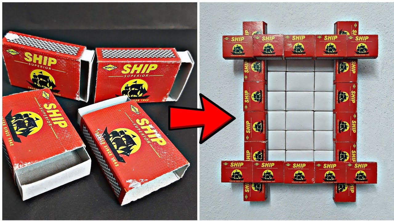 Matchbox diy craft ideas|photo frame|best out of waste|easy and simple