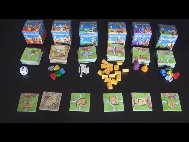 hoog gijzelaar uitroepen Carcassonne - de Mini Uitbreidingen - YouTube