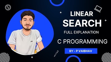 Linear search algorithm explanation | c programming