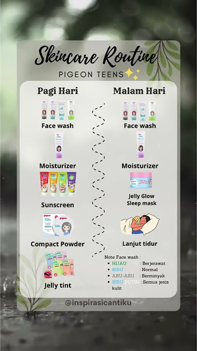 Skincare Routine Pigeon Teens⭐⁉️ #fypシ #fypp #fypage #rekomendasi  #rekomendasi