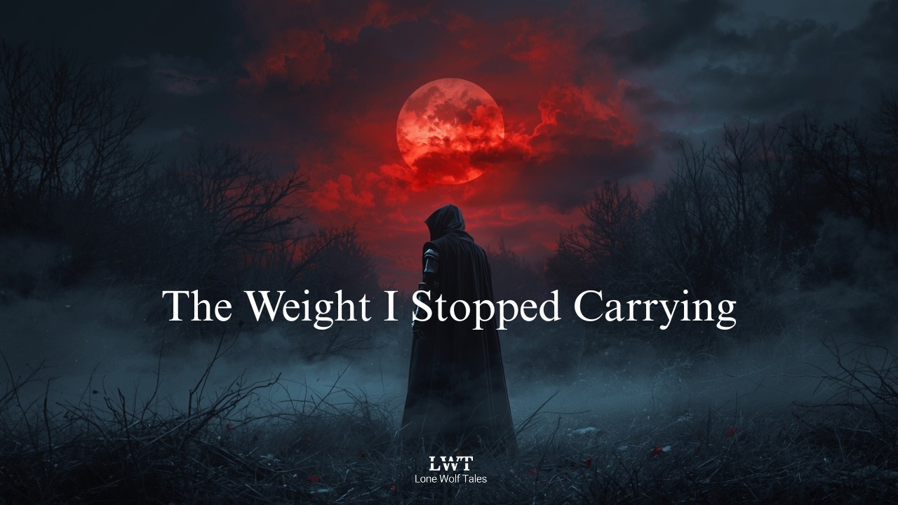 The Weight I Stopped Carrying – A Dark Healing Monologue