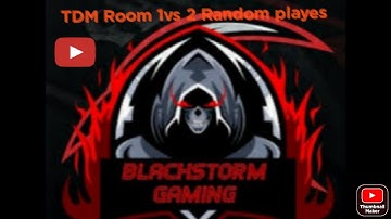 Random 2 players call me noob challenge 1vs2 TDM room