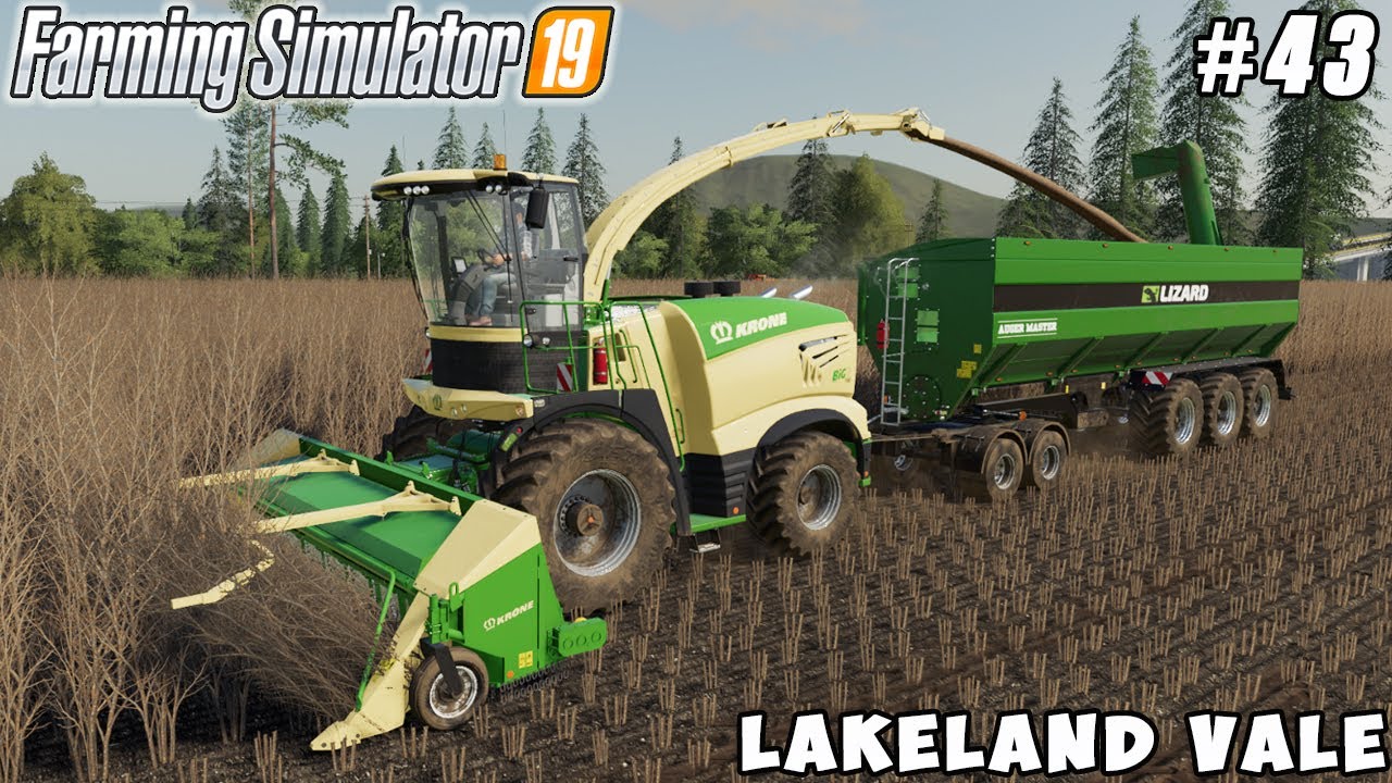 Harvesting poplar wood chips 1.000.000$ | Lakeland Vale 2 | Farming simulator 19 | Timelapse #43