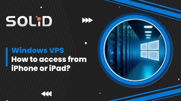 How to connect to your Windows VPS from an iPhone or iPad?